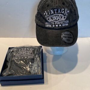 NIB “Vintage 1950 Aged to Perfection” Cap